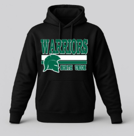 North Union Warriors Hoodie Black