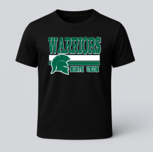 North Union Warriors T-Shirt Black