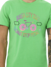 Donut Stop Pedal'n Swea City Ragbrai Shirt