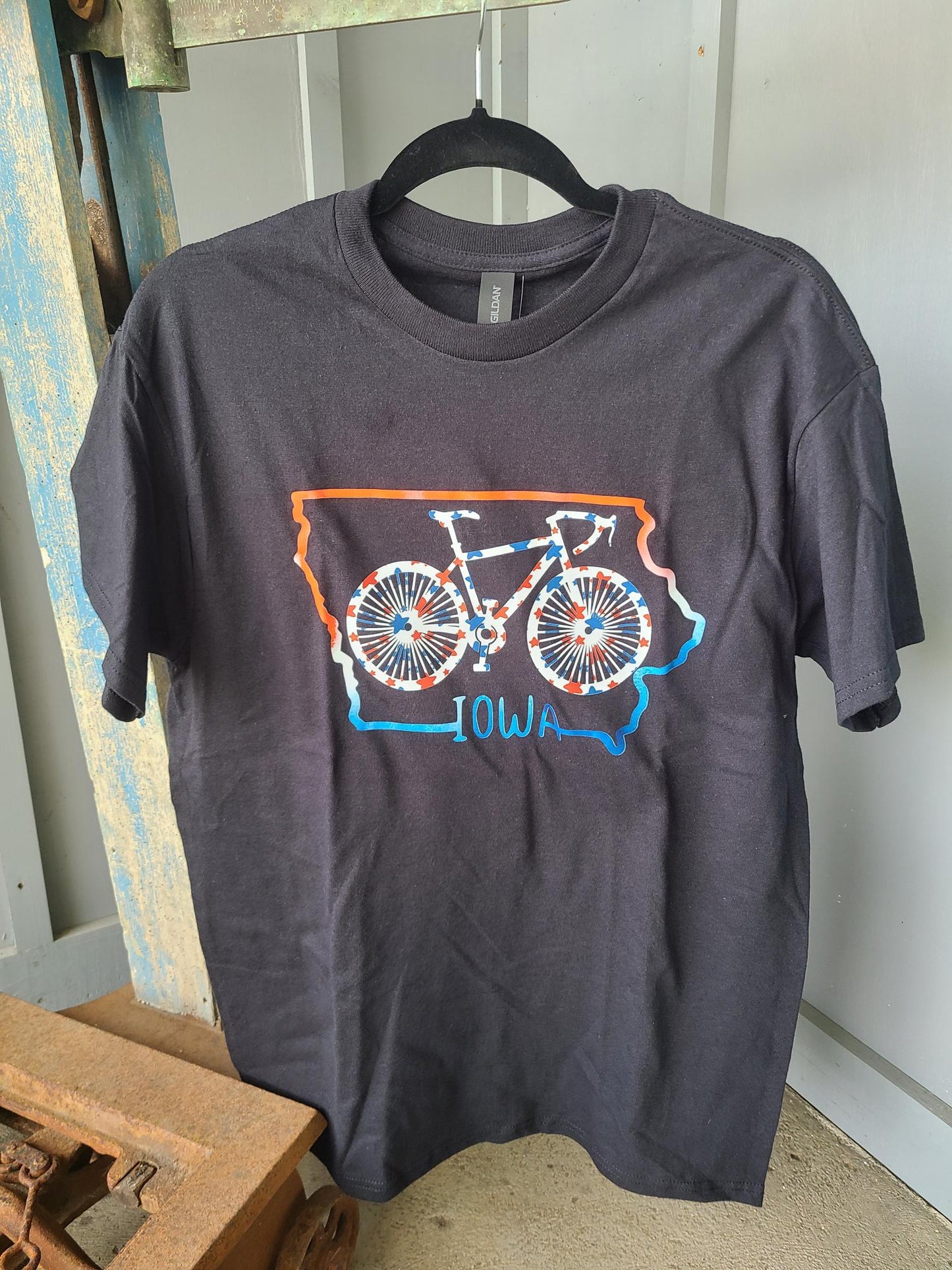 Iowa Bike Red White Blue