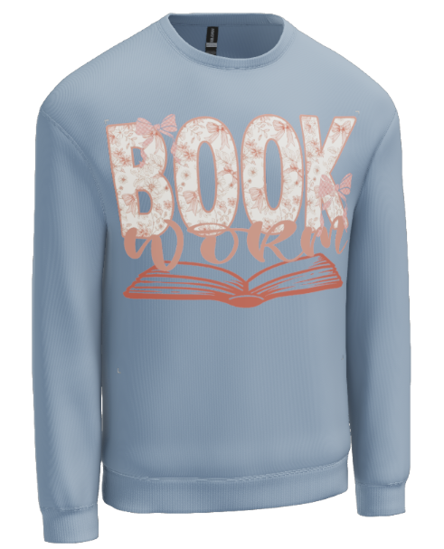 Book Worm Floral and Bow