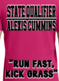 State Cross Country North Union Warriors T-Shirt Pink