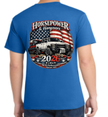 Horsepower and Hangovers Event T-Shirt